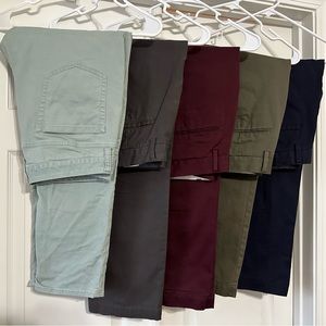 SET OF 5 CHINOS FOR SALE!!
